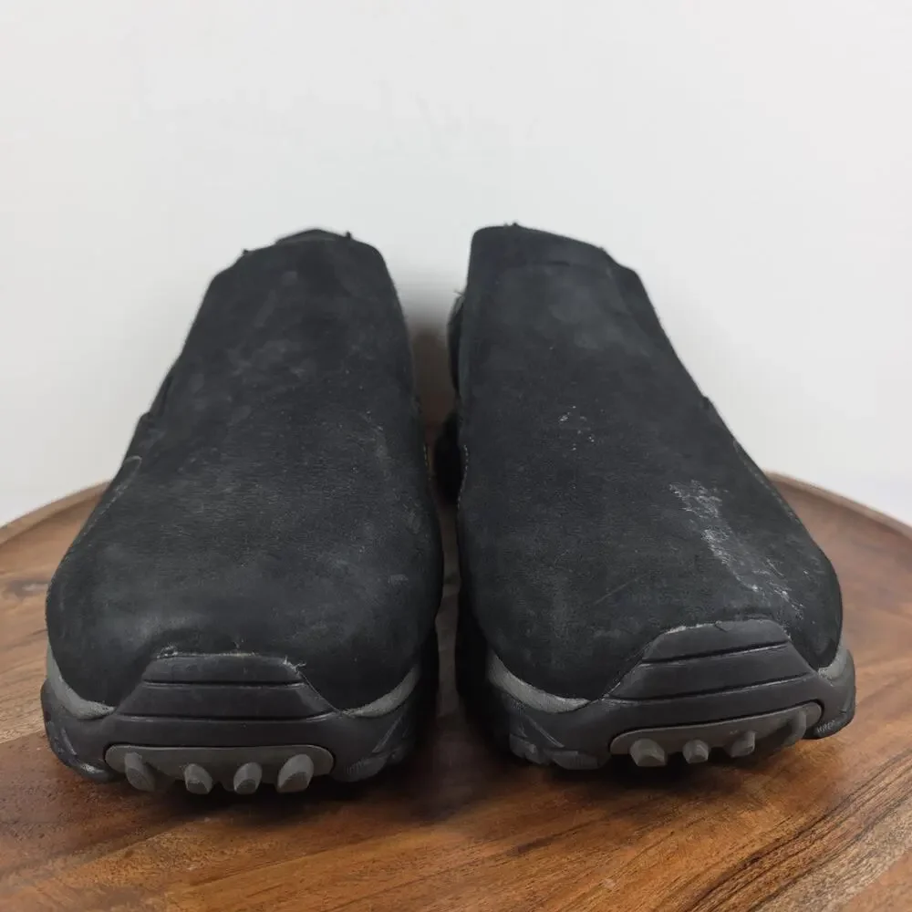 Merrell Moab Adventure Moc Mens Black Size 11.5 Wide Slipon Hiking Shoes J91833W